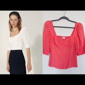 NWOT Aritzia Wilfred Pandora Blouse size M